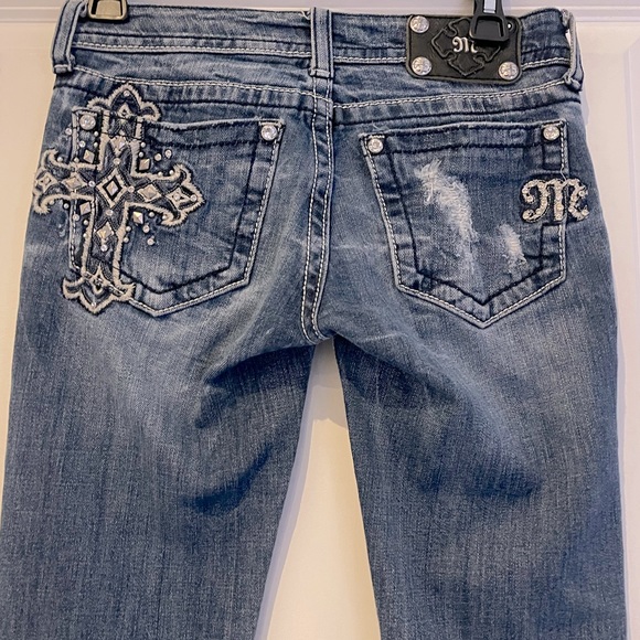 Miss Me Jeans Miss Me Low Rise Easy Bootcut With Cross